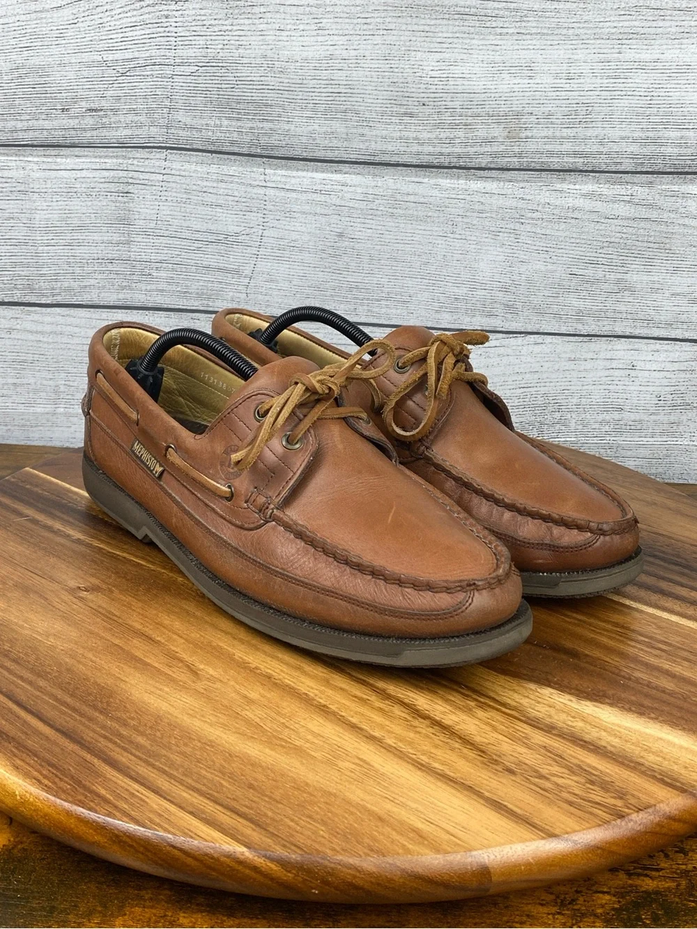 Mephisto Spinnaker Men's Hurrikan Hazelnut Brown Boat Shoes Size 10.5